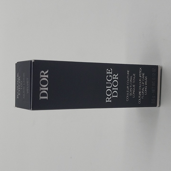 280- Dior Rouge Dior 100 Nude Look Velvet Lipstick Made In France NWT - Picture 1 of 6